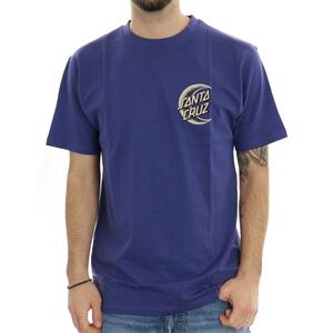 T-SHIRT CRESCENT MOON BLU